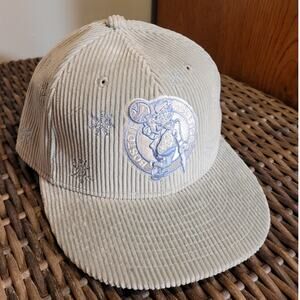 NEW ERA Sage Green Corduroy Boston Celtics Baseball Hat Cap 9Fifty Sz 71/4 NBA